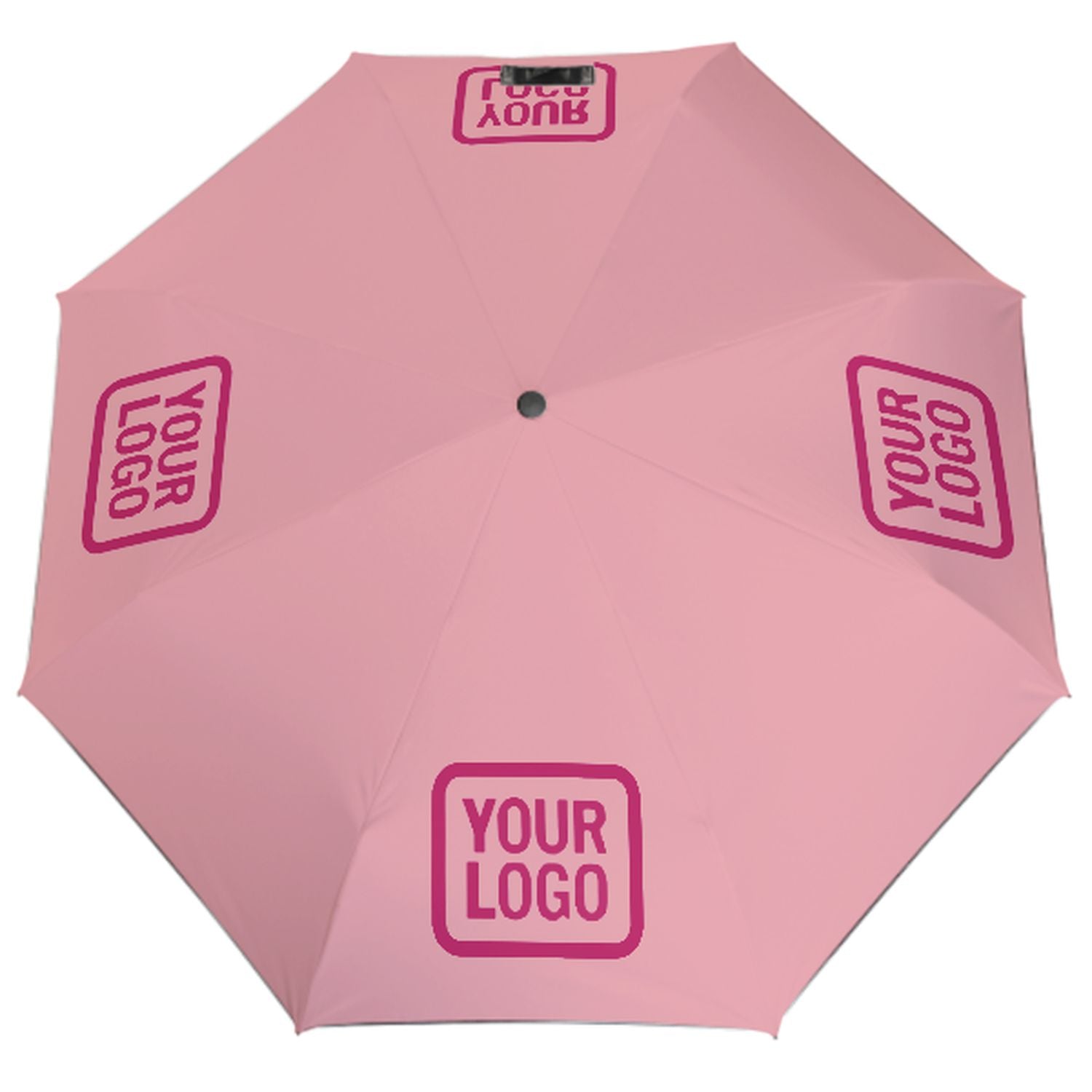 Maßgeschneidertes Rosa Rosarot Automatik-Regenschirm