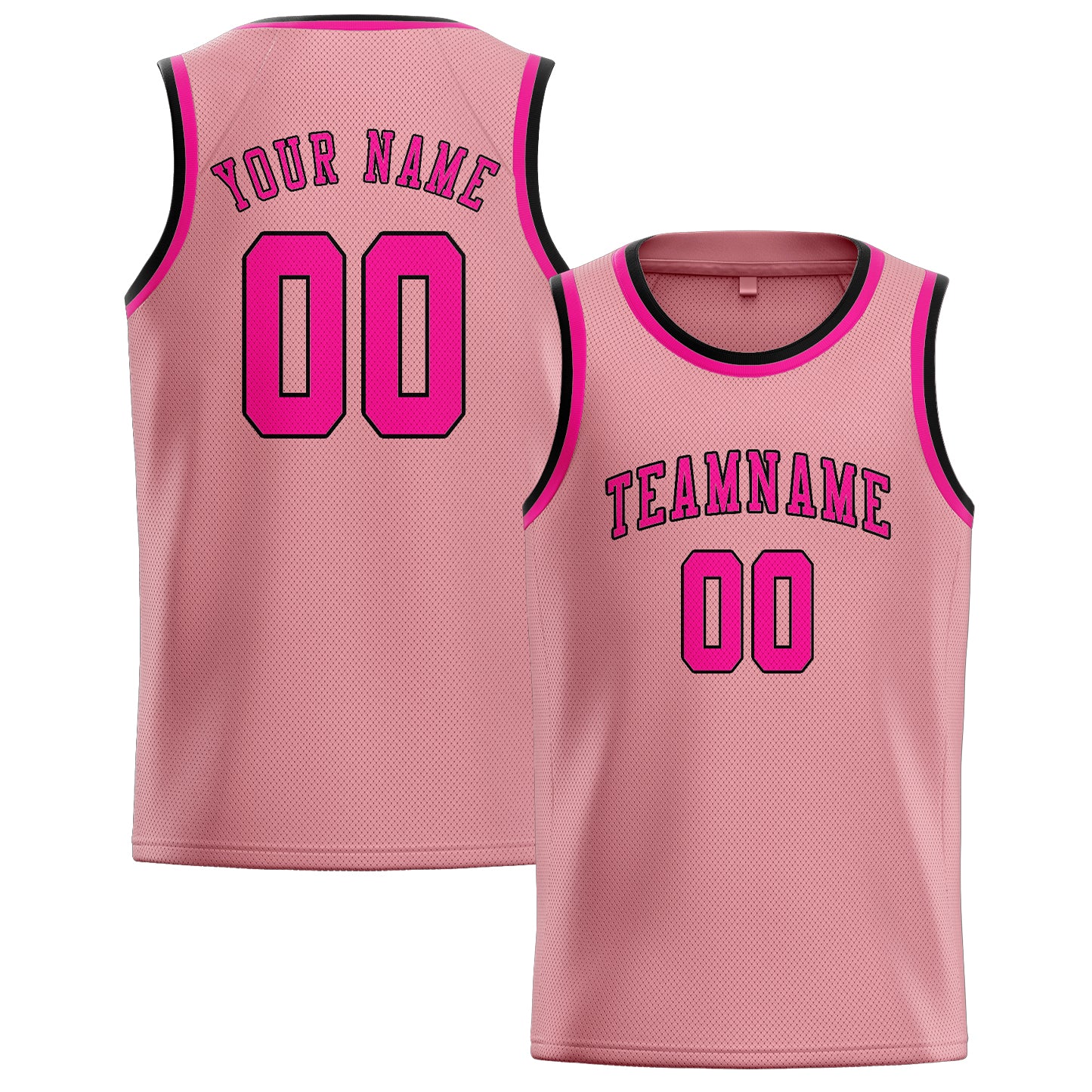 Benutzerdefiniertes Professionelles Rosa Rosarot Basketballtrikot