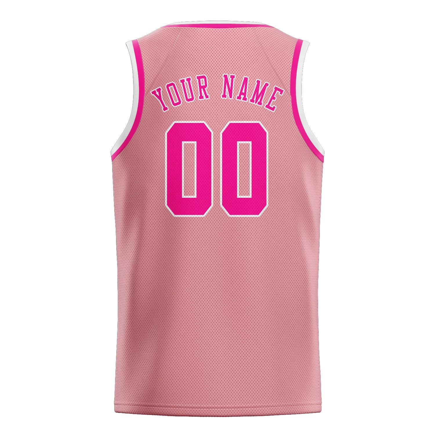 Benutzerdefiniertes Professionelles Rosa Rosarot Basketballtrikot
