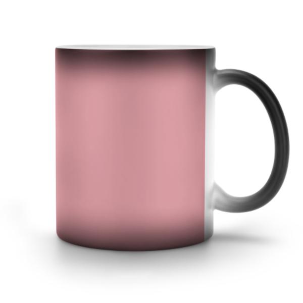 Maßgeschneidertes Rosa Rosa Magischer Becher