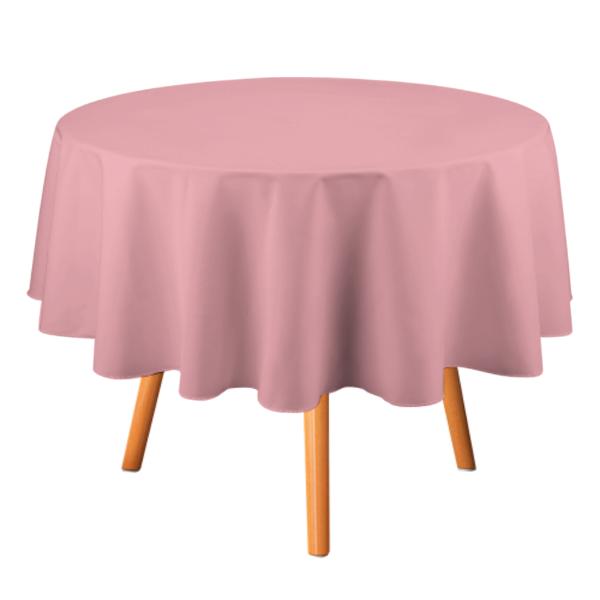 Maßgeschneidertes Rosa Rosa Runde Tischdecke