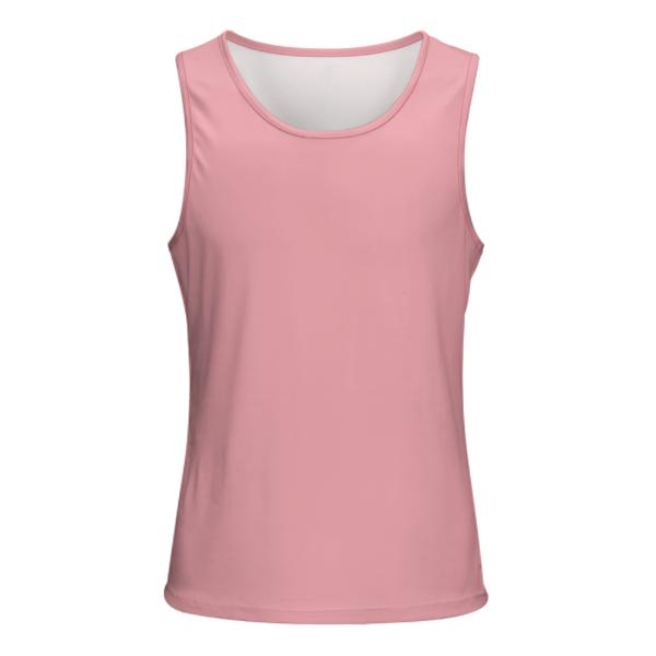 Maßgeschneidertes Rosa Rosa Herren Tanktop