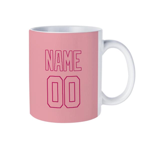 Tazza rosa personalizzata