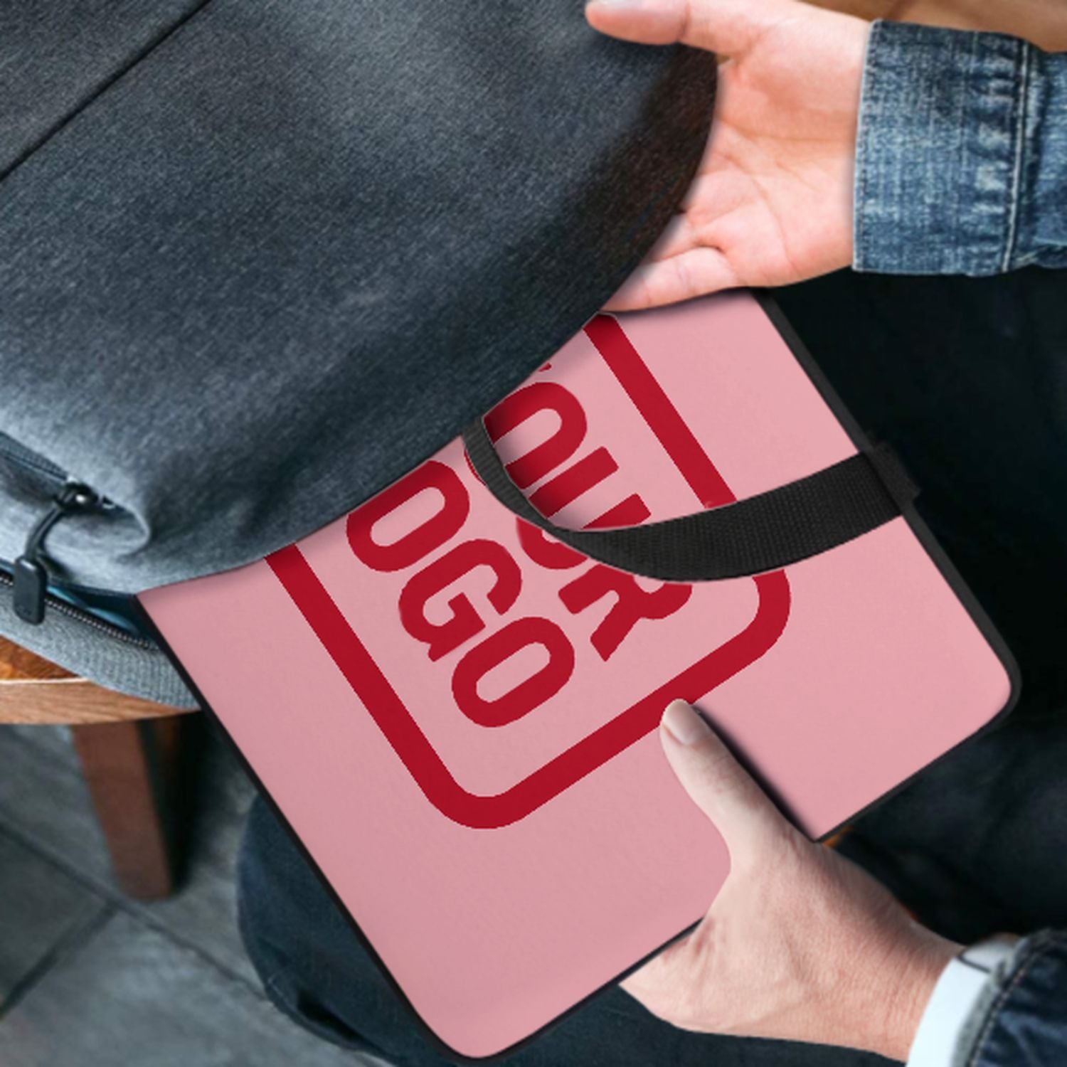 Maßgeschneidertes Rosa Red Laptop Tasche