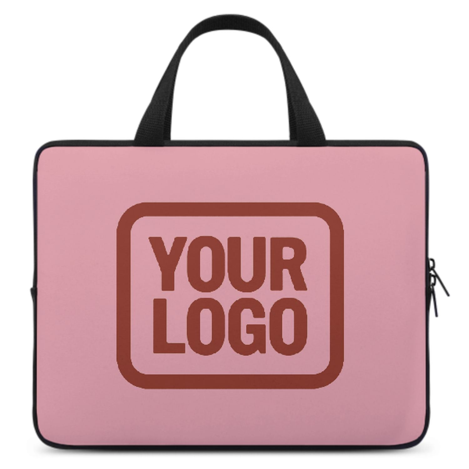 Maßgeschneidertes Rosa Coral Red Laptop Tasche