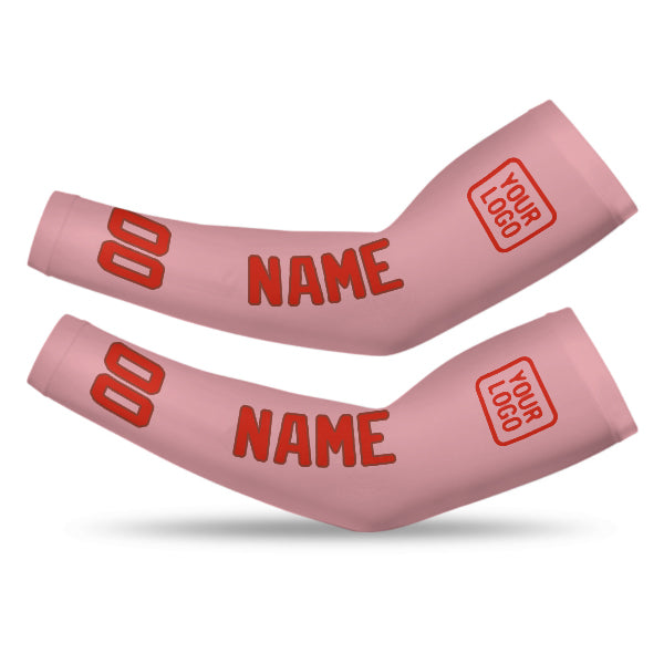 Maßgeschneidertes Rosa Orangerot Armschutz