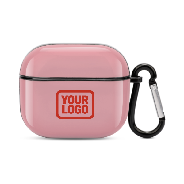 Maßgeschneidertes Rosa Orangerot AirPods-Hülle (3. Generation)