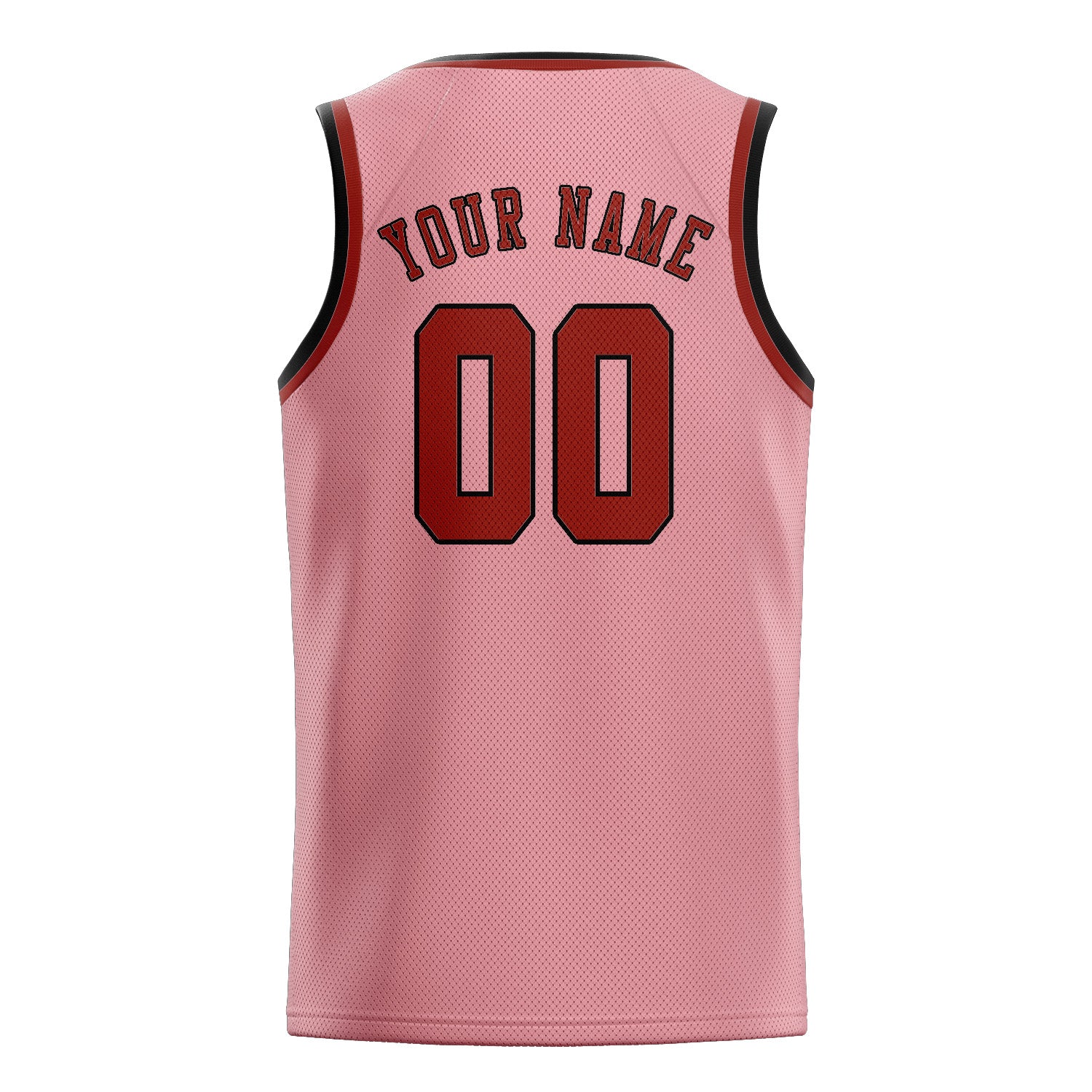 Benutzerdefiniertes Professionelles Rosa Korallenrot Basketballtrikot