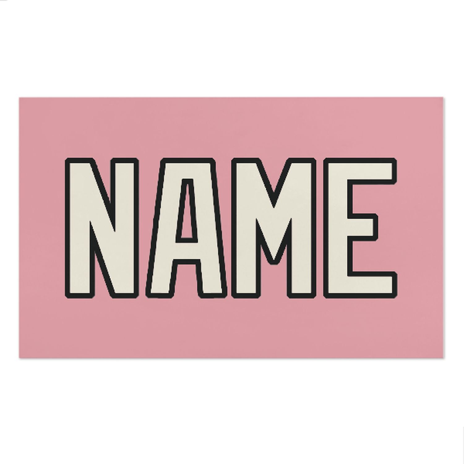 Maßgeschneidertes Rosa Beige Strandtuch