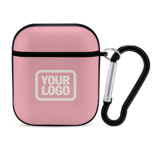 Maßgeschneidertes Rosa Beige AirPods-Hülle