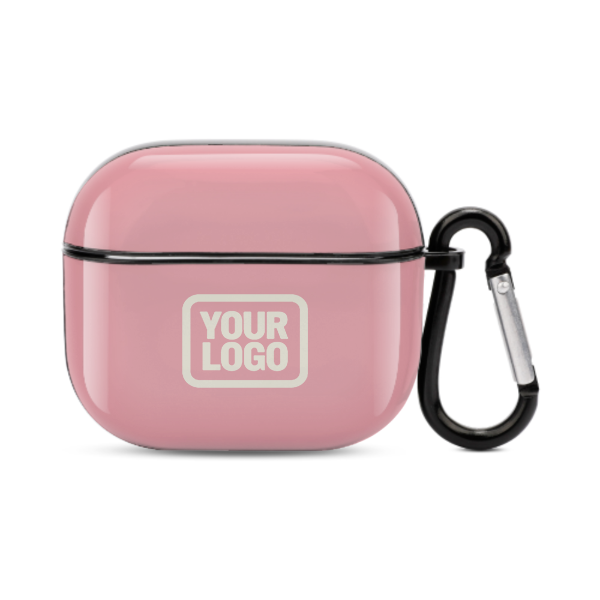 Maßgeschneidertes Rosa Beige AirPods-Hülle (3. Generation)