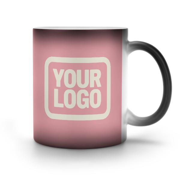 Maßgeschneidertes Rosa Beige Magischer Becher