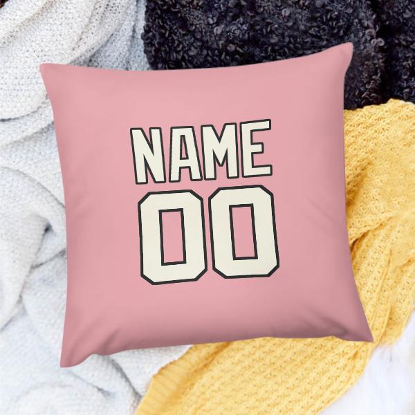 Maßgeschneidertes Rosa Beige Kissenbezug