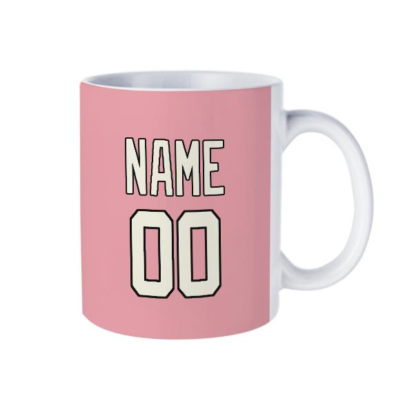 Tazza personalizzata rosa beige