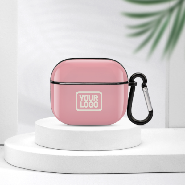 Maßgeschneidertes Rosa Beige AirPods-Hülle (3. Generation)