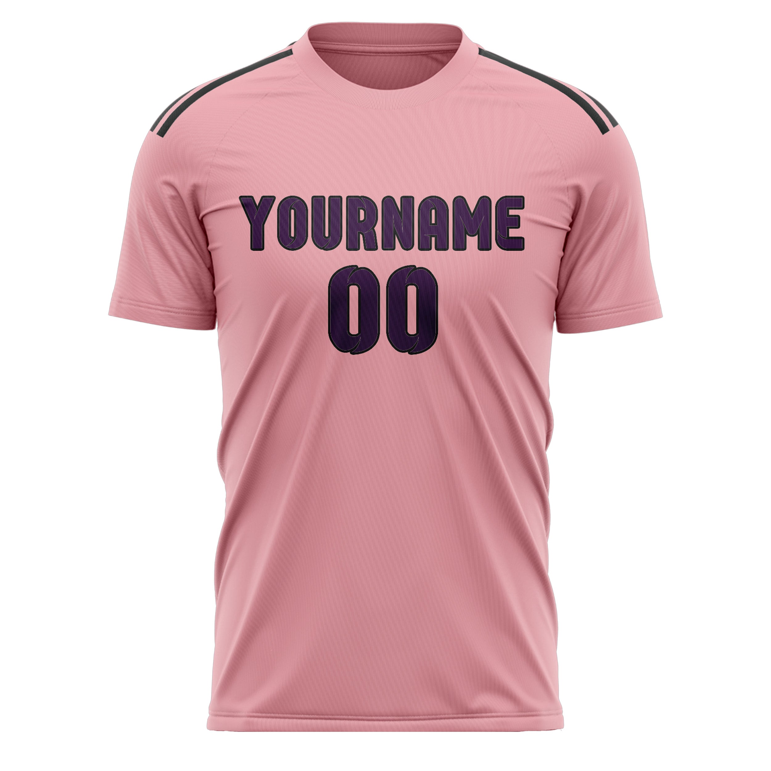 Benutzerdefiniertes Professionelles Rosa Lila Fußballtrikot