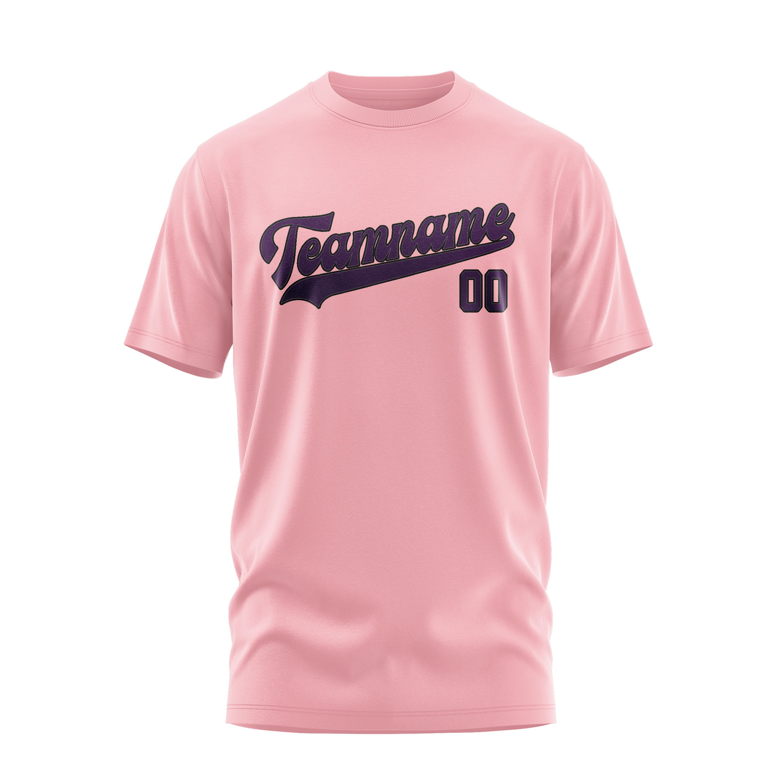 Maßgeschneidertes Rosa Lila T-Shirt