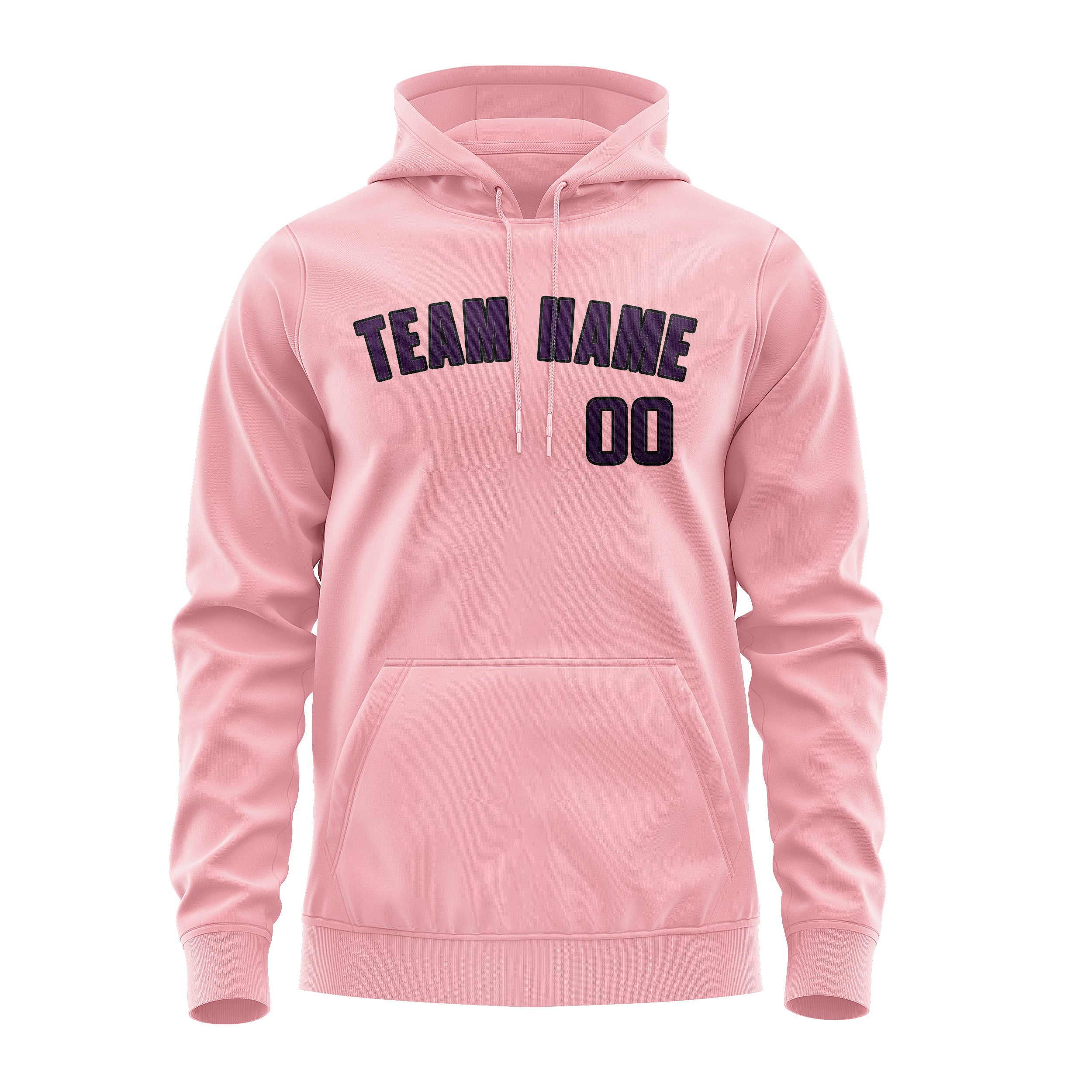 Maßgeschneidertes Rosa Lila Hoodie