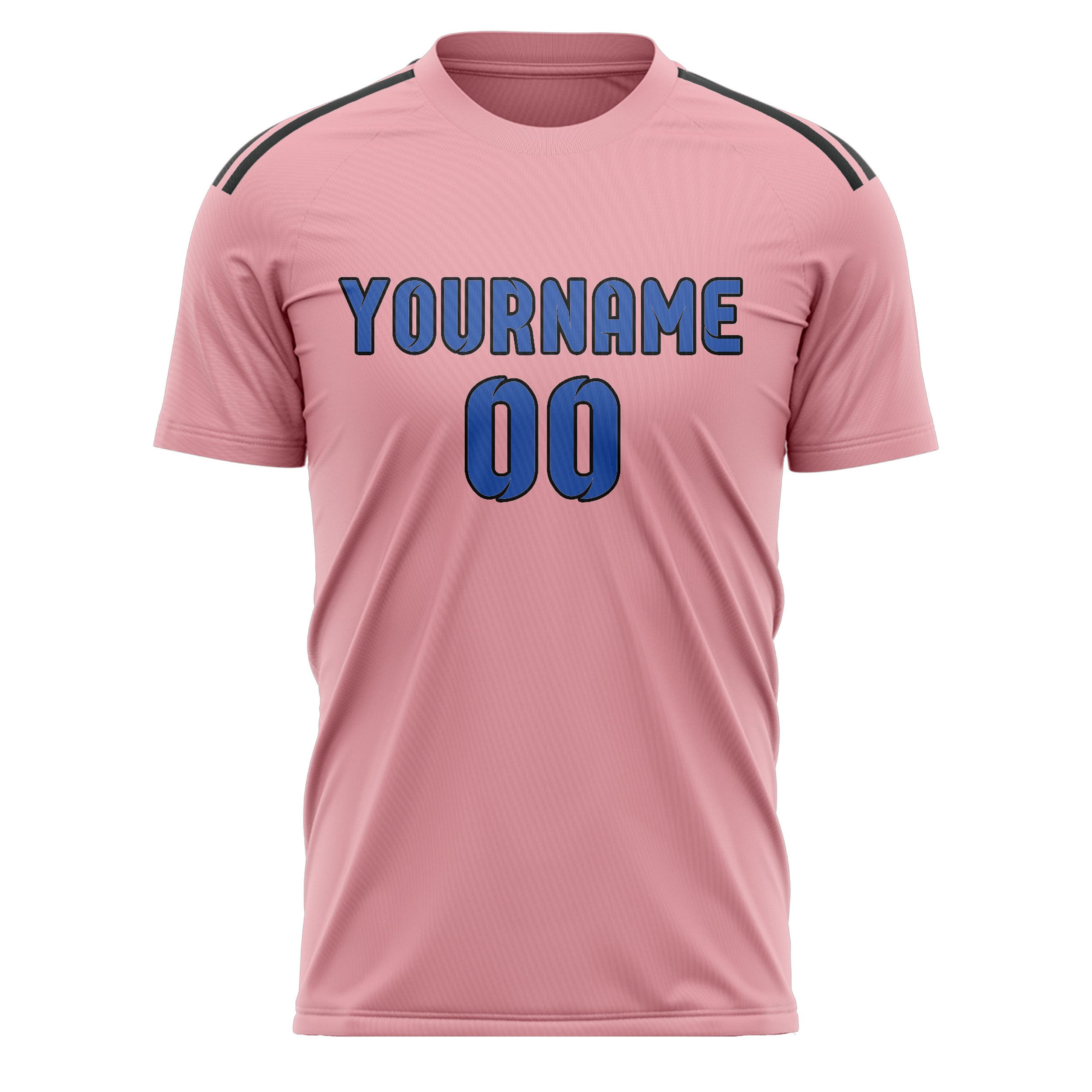 Benutzerdefiniertes Professionelles Rosa Himmelblau Fußballtrikot