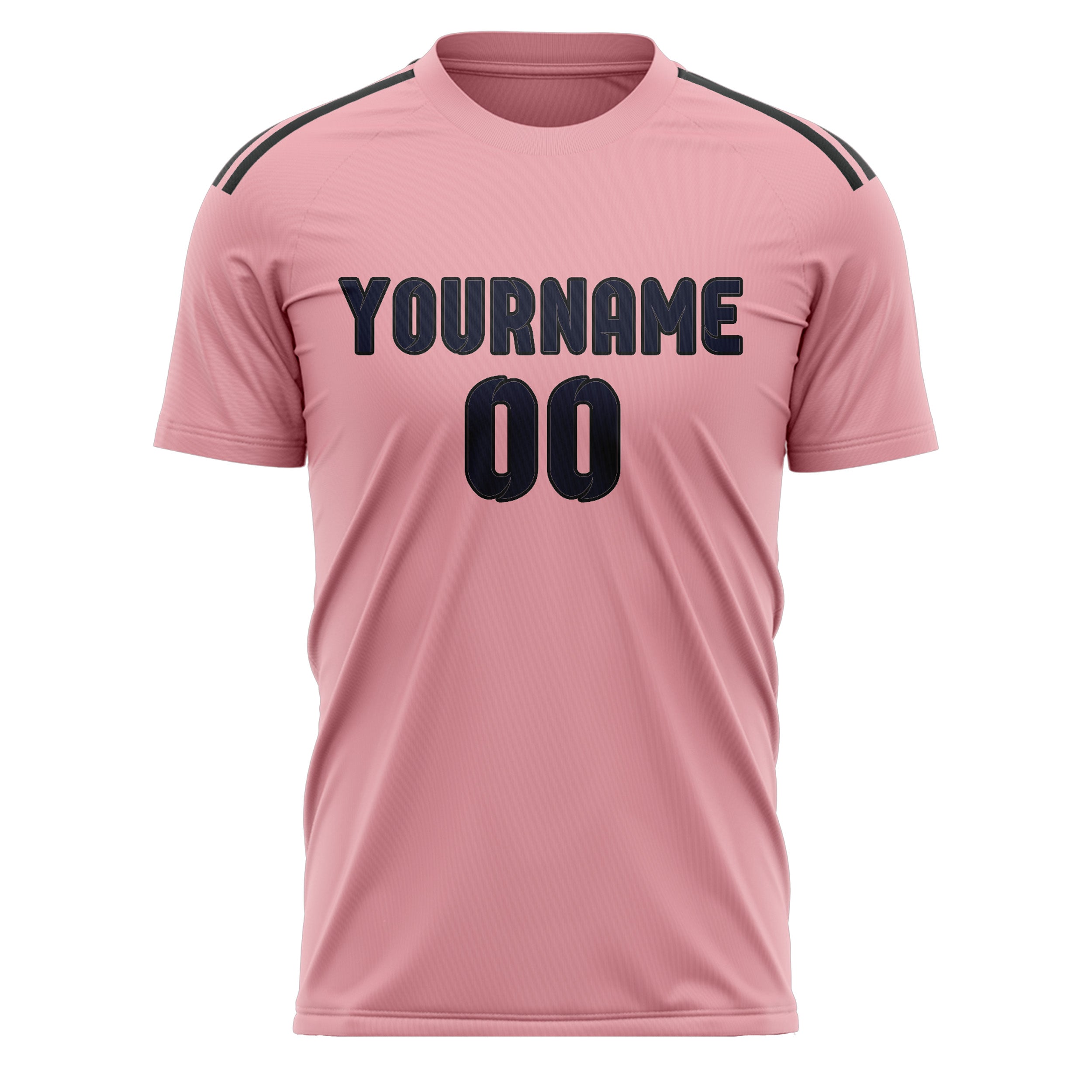 Benutzerdefiniertes Professionelles Rosa Stahlblau Fußballtrikot