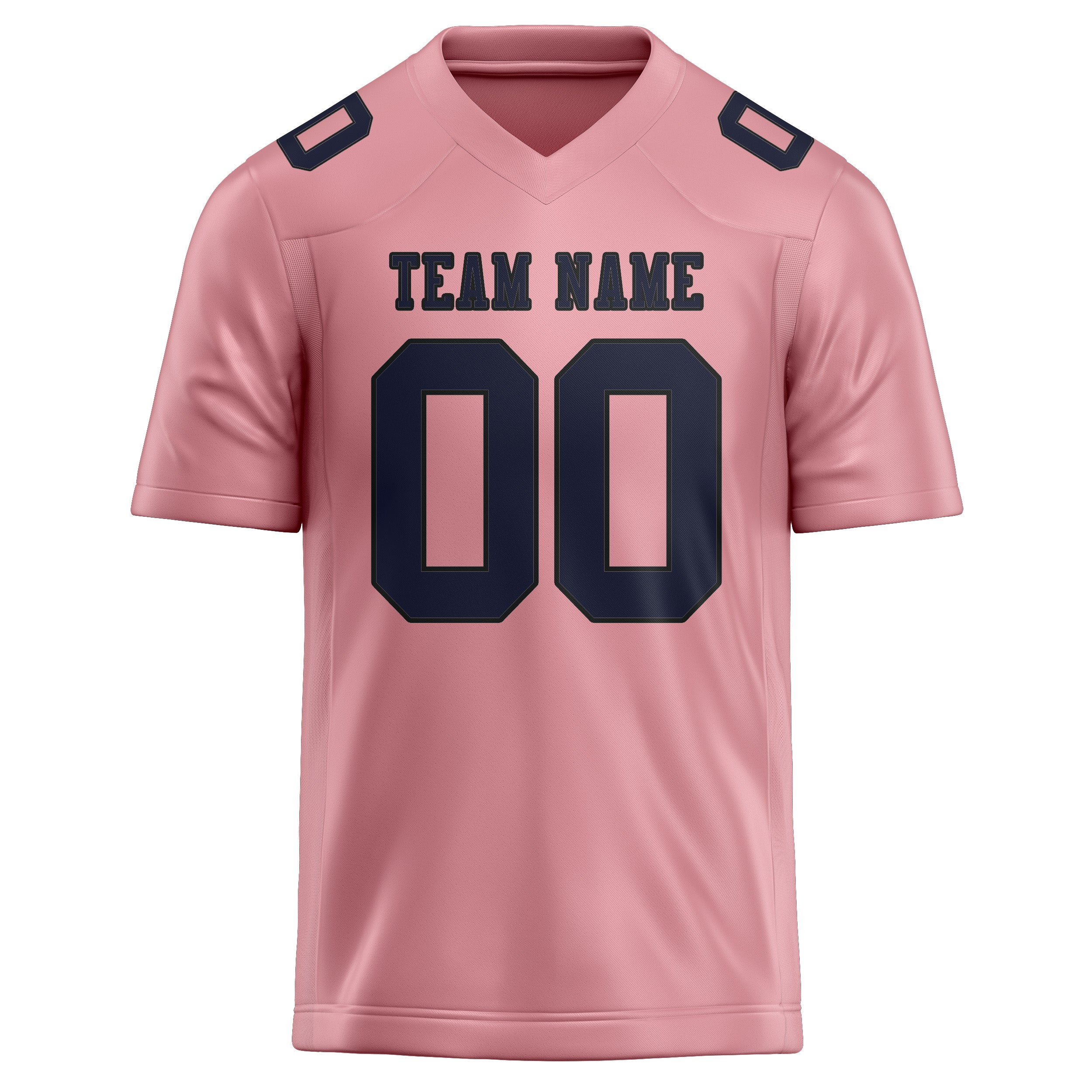 Maßgeschneidertes Professionelles Rosa Stahlblau Rugbytrikot