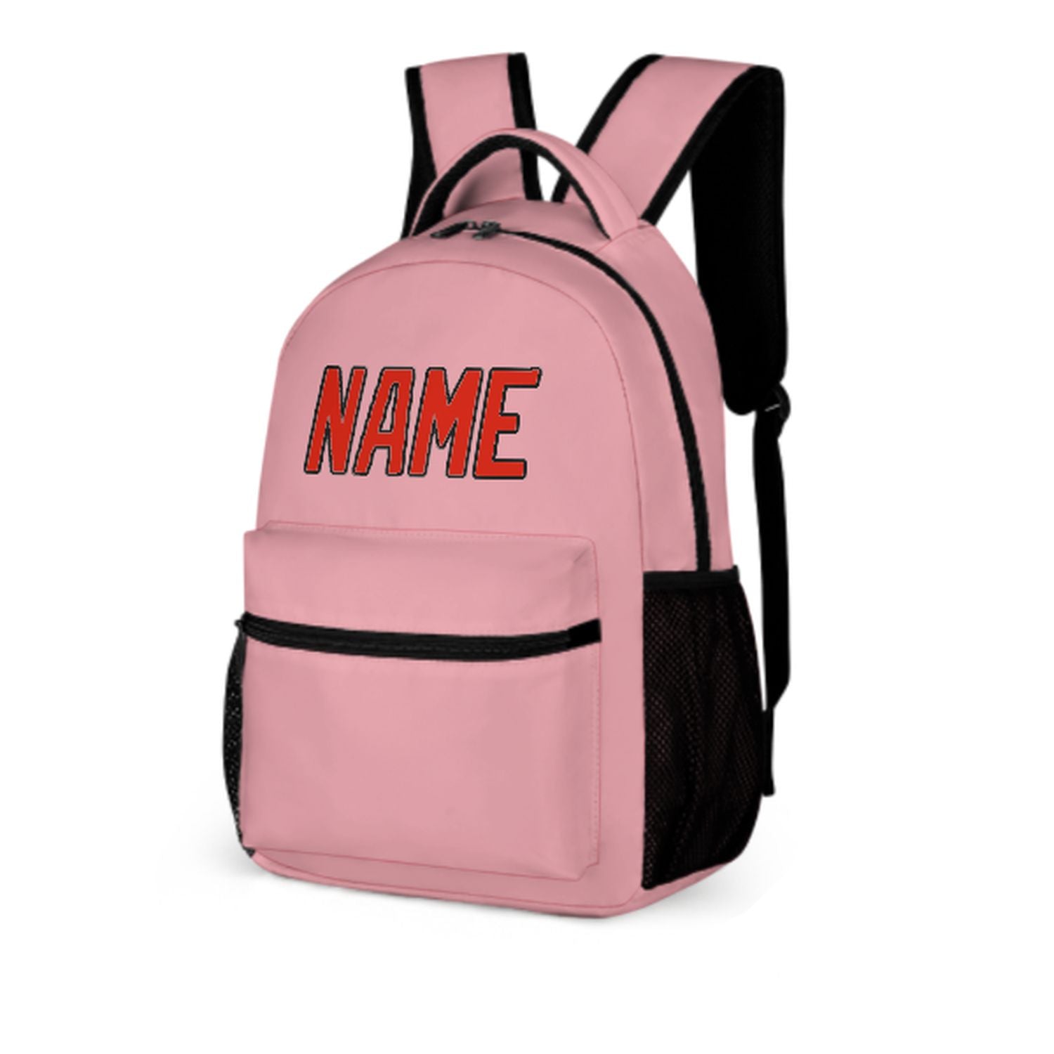 Maßgeschneidertes Rosa Orangerot Kinderrucksack