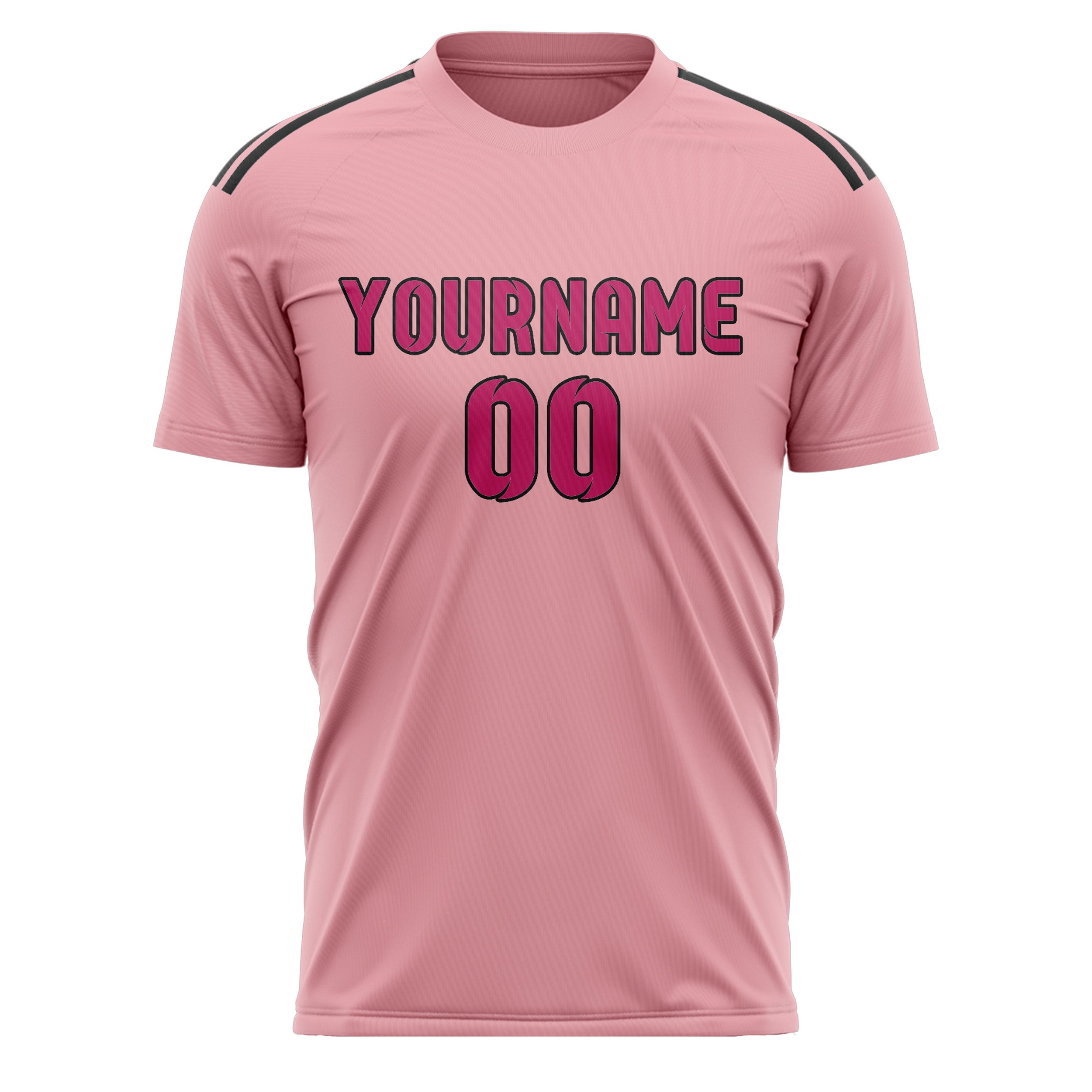 Benutzerdefiniertes Professionelles Rosa Rosarot Fußballtrikot