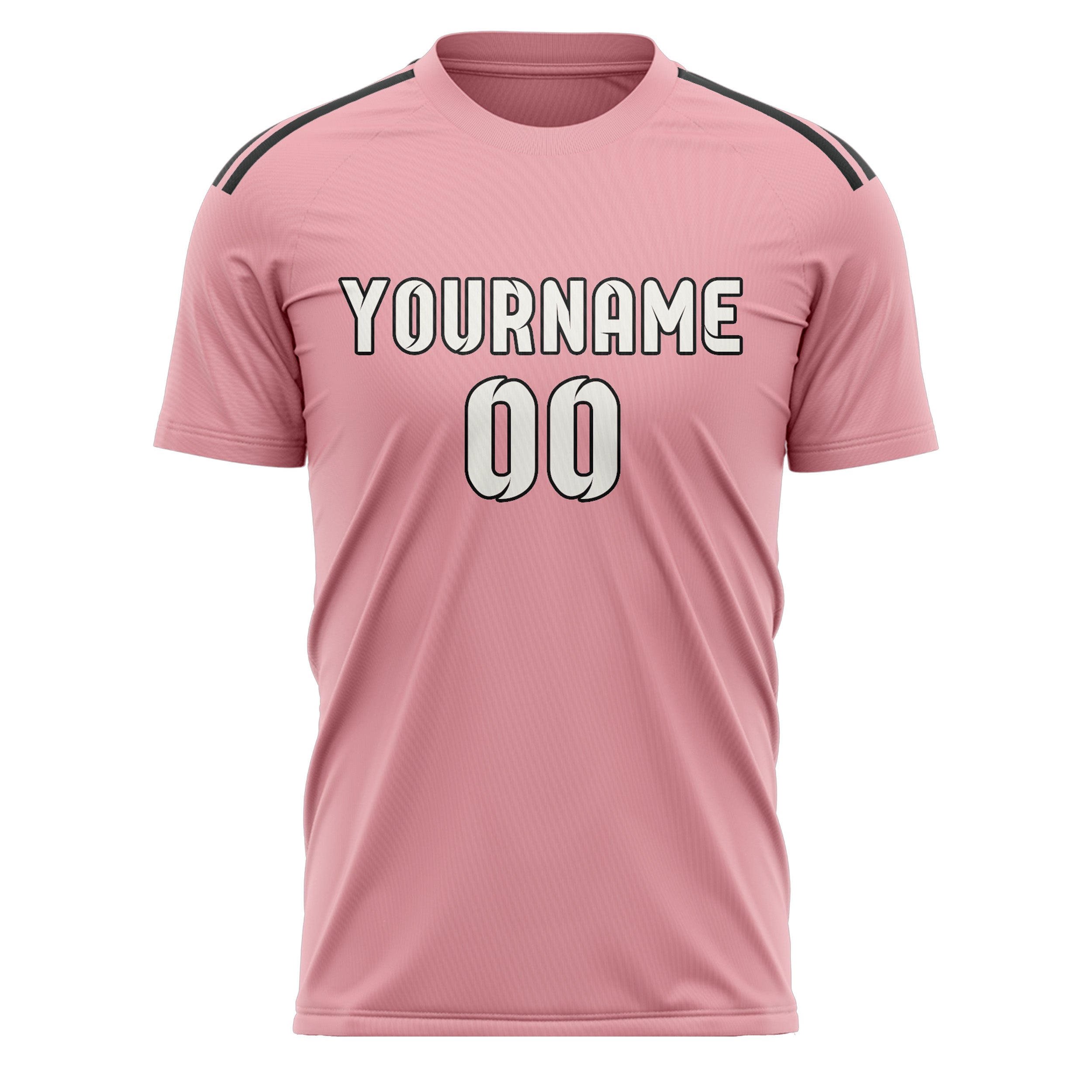 Benutzerdefiniertes Professionelles Rosa Weiß Fußballtrikot