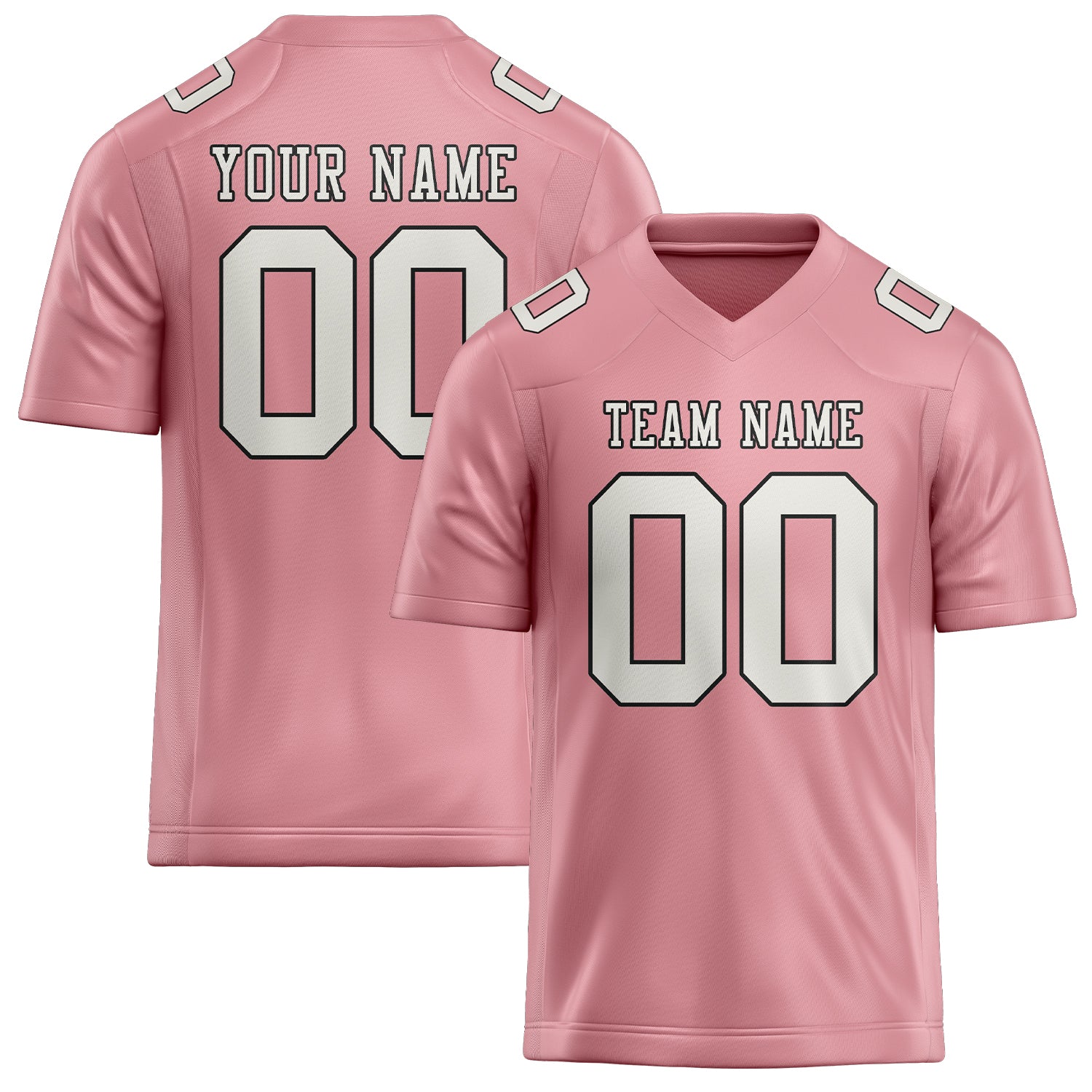 Maßgeschneidertes Professionelles Rosa Weiß Rugbytrikot