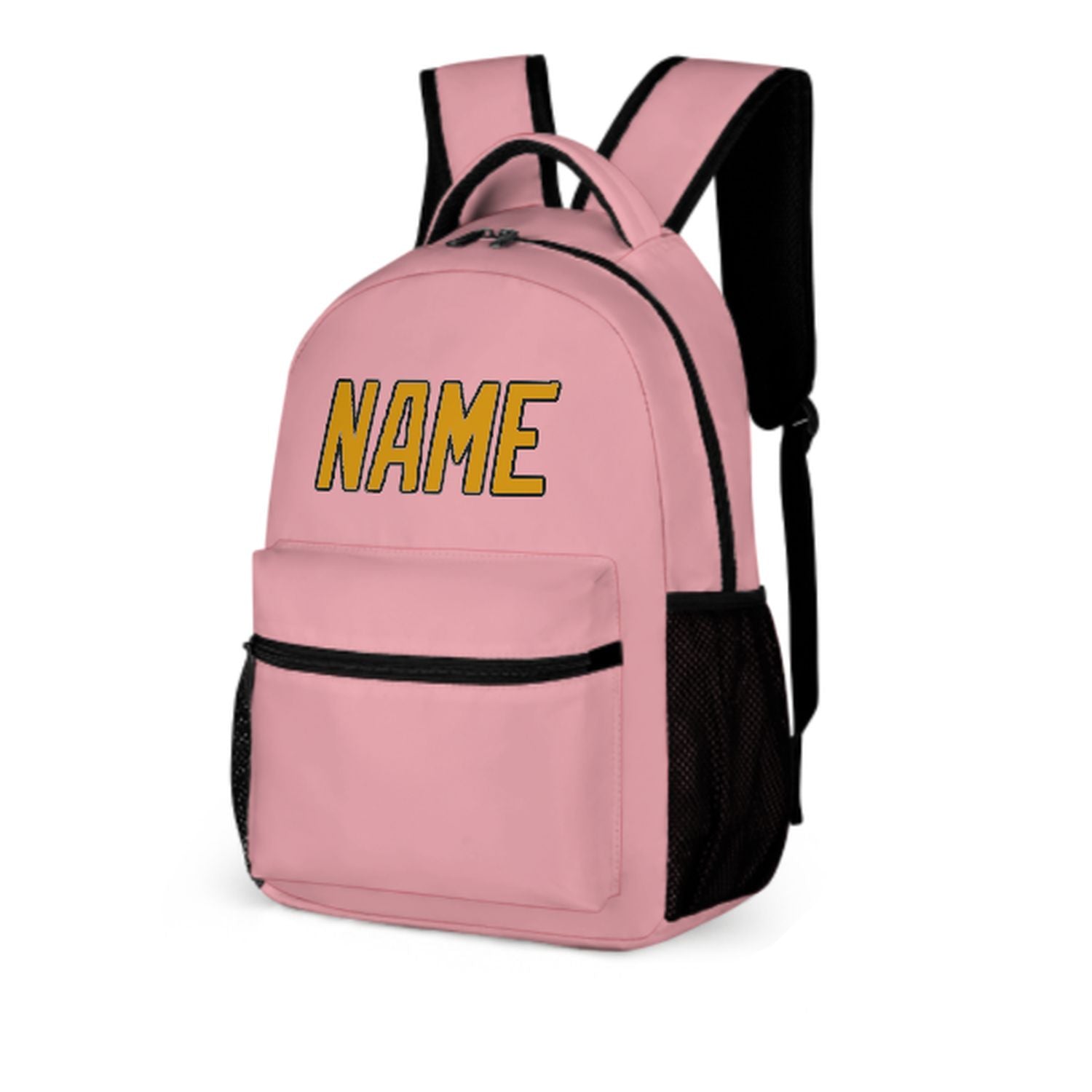 Maßgeschneidertes Rosa Gelb Kinderrucksack