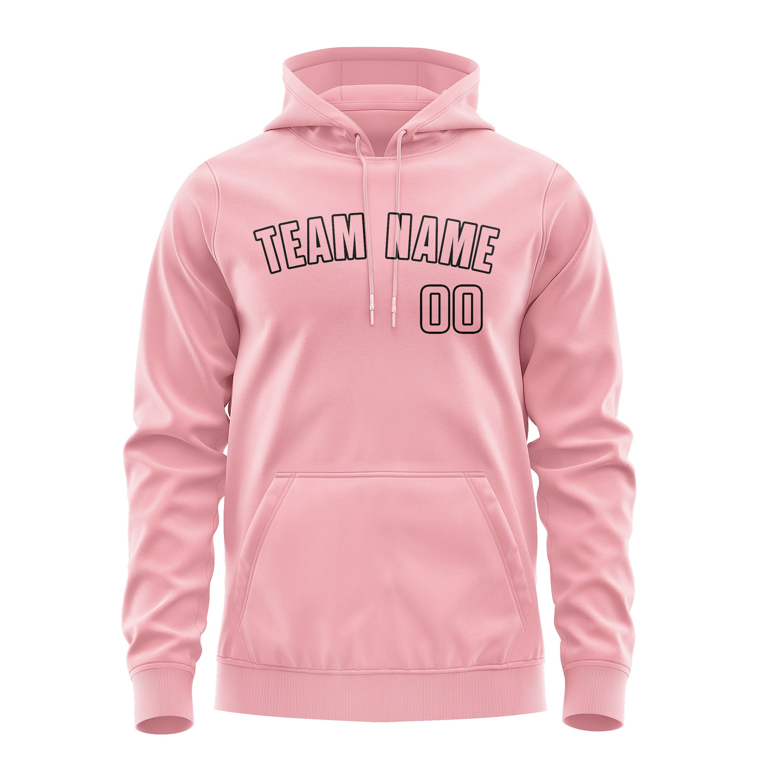 Maßgeschneidertes Rosa Rosa Hoodie