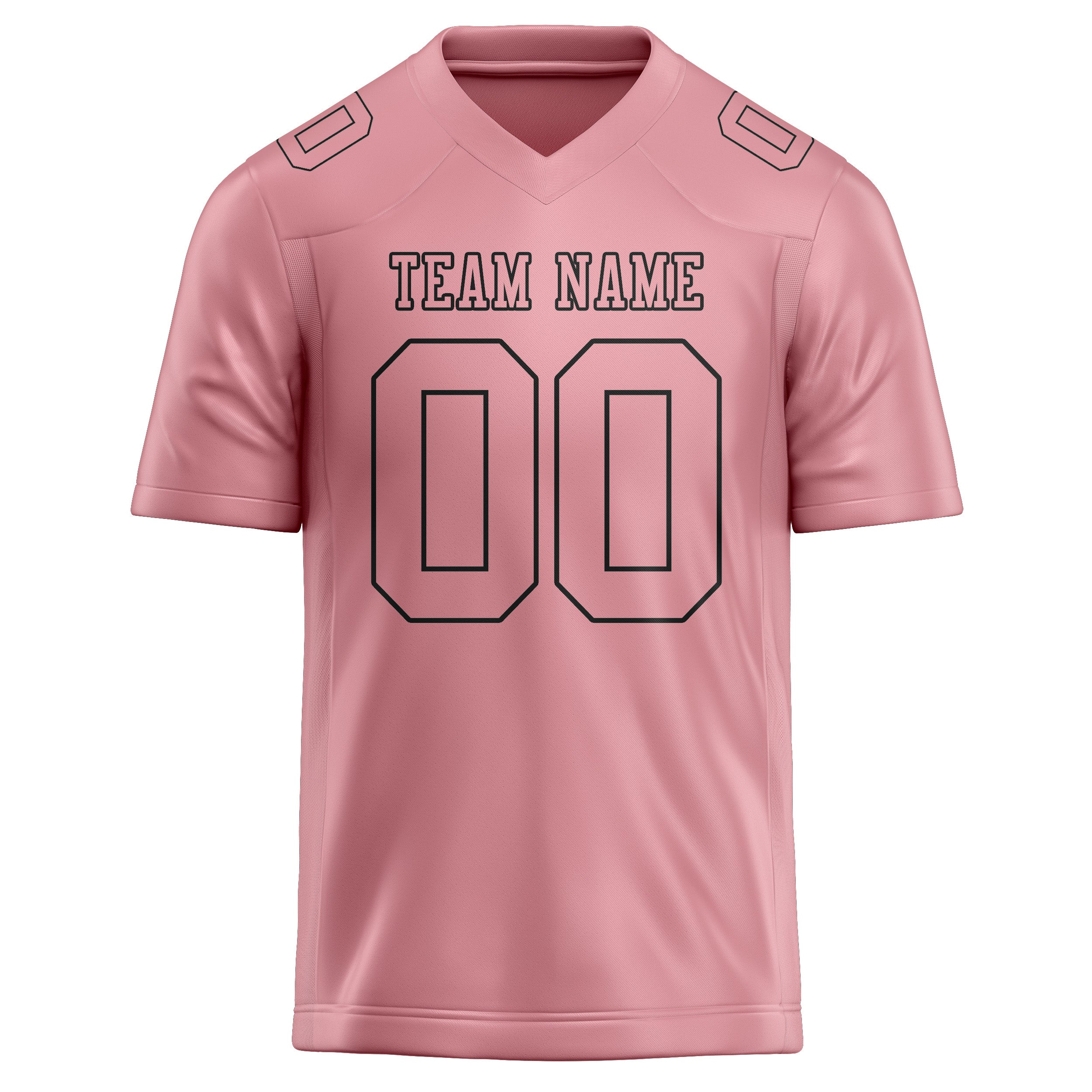 Maßgeschneidertes Professionelles Rosa Rosa Rugbytrikot