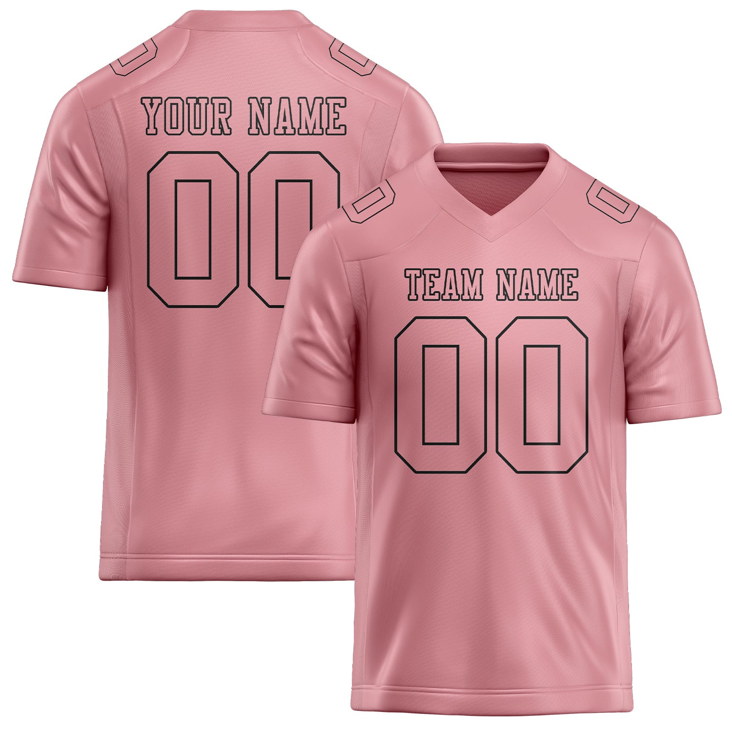 Maßgeschneidertes Professionelles Rosa Rosa Rugbytrikot