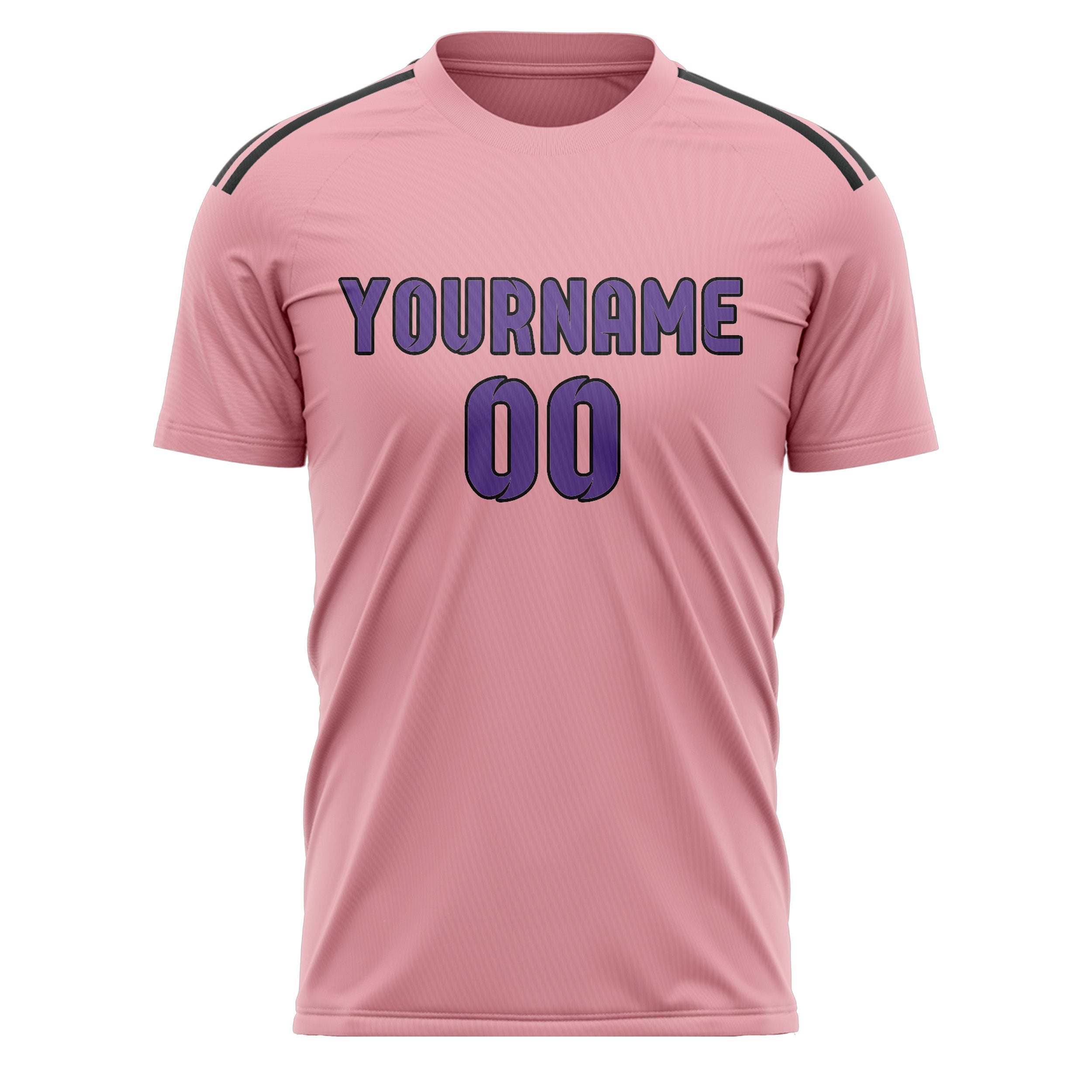 Benutzerdefiniertes Professionelles Rosa Lavendel Fußballtrikot