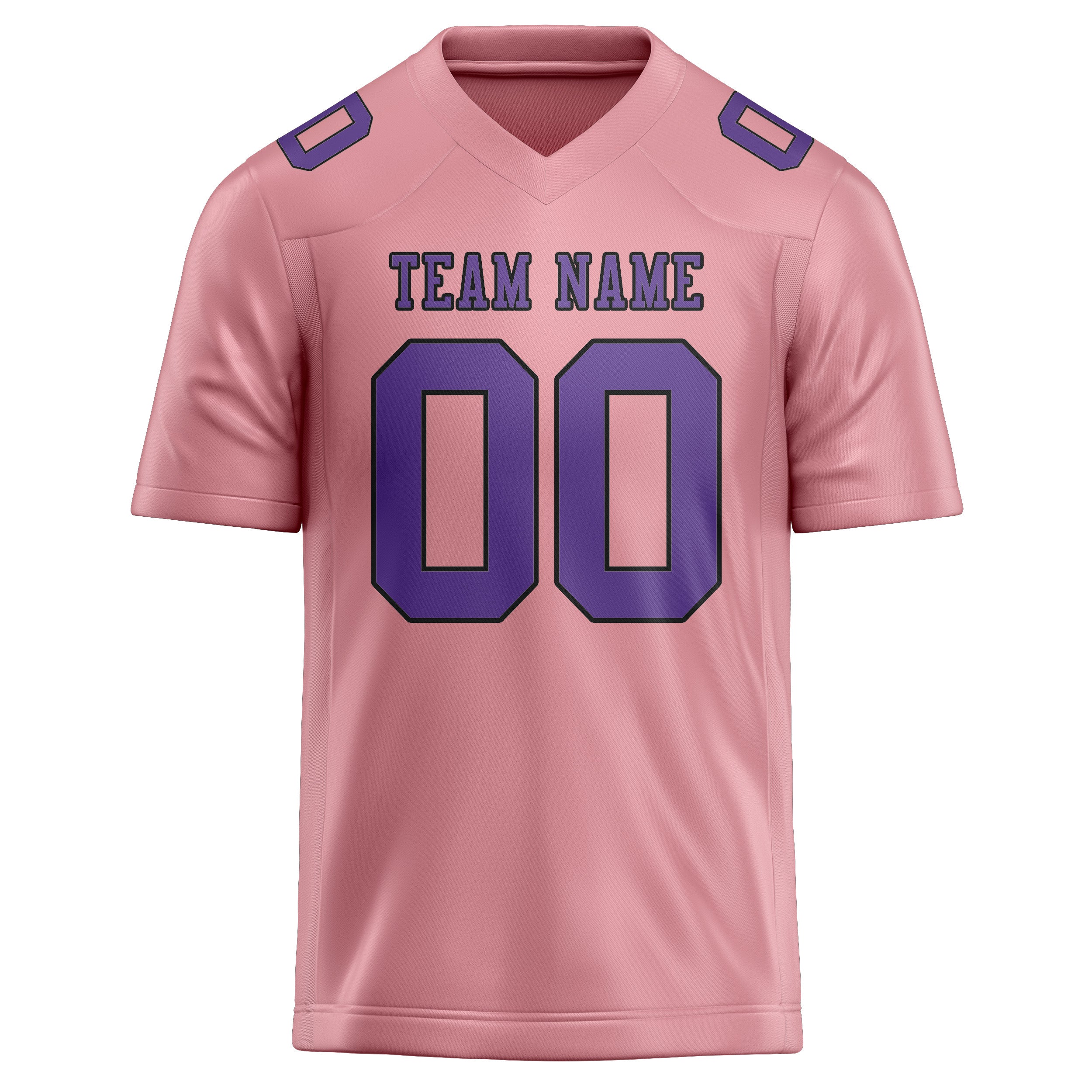Maßgeschneidertes Professionelles Rosa Lavendel Rugbytrikot