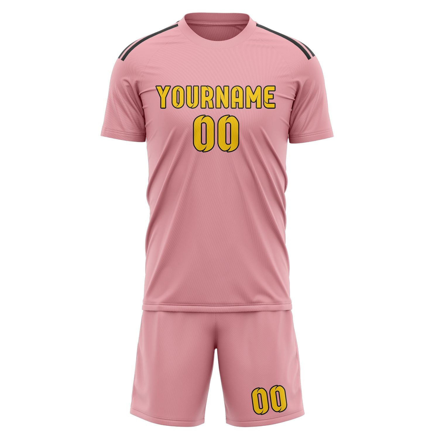 Set di maglie da football personalizzate in oro rosa professionali