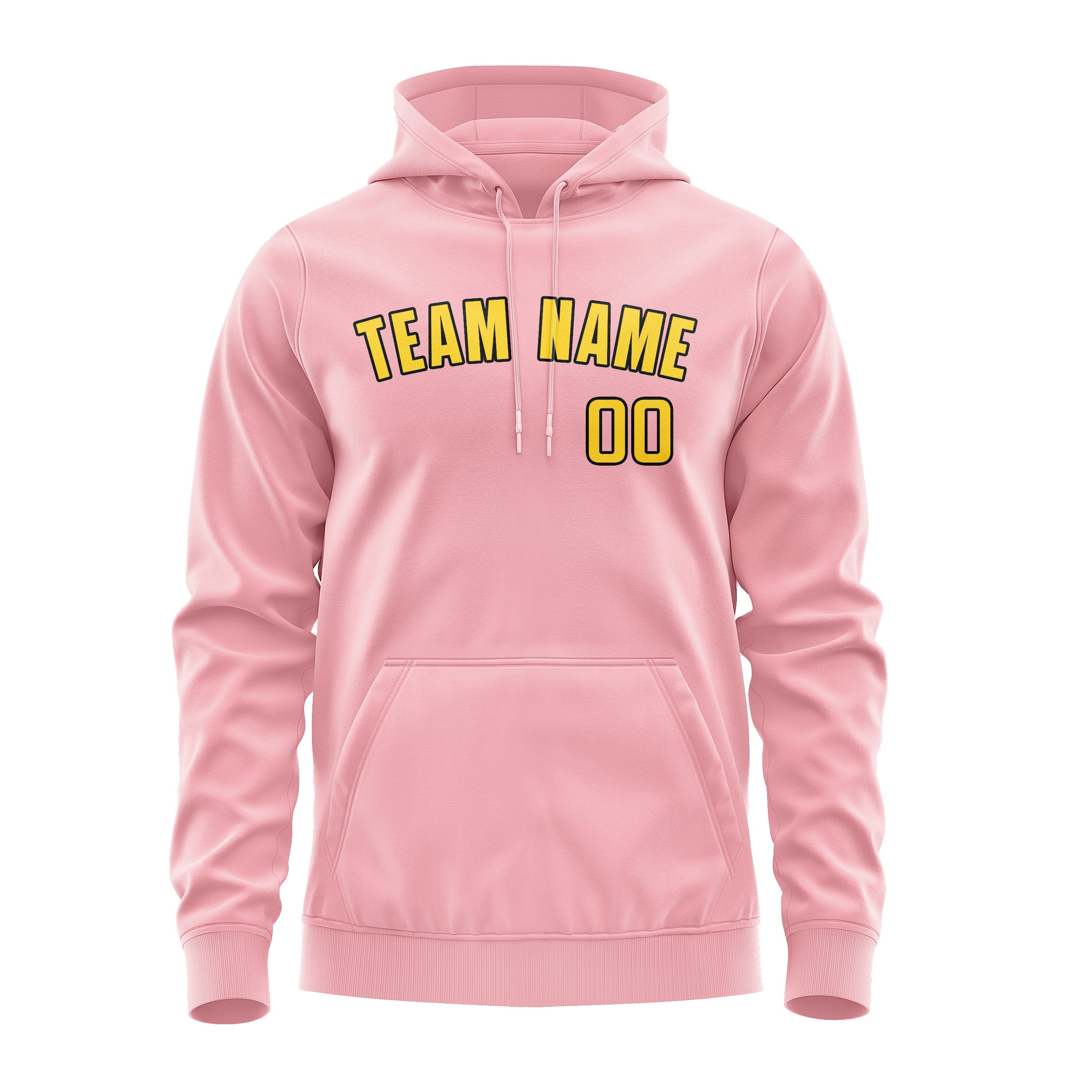 Maßgeschneidertes Rosa Gold Hoodie