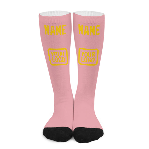 Maßgeschneidertes Rosa Gold Kniestrümpfe