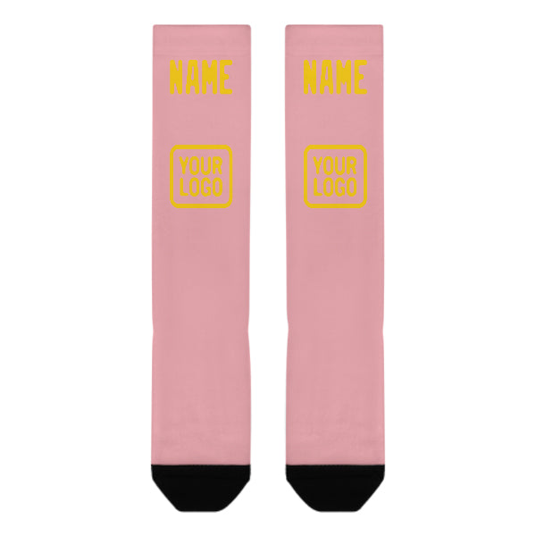 Maßgeschneidertes Rosa Gold Kniestrümpfe