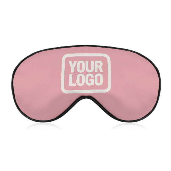 Maßgeschneidertes Rosa Weiß Schlafmaske
