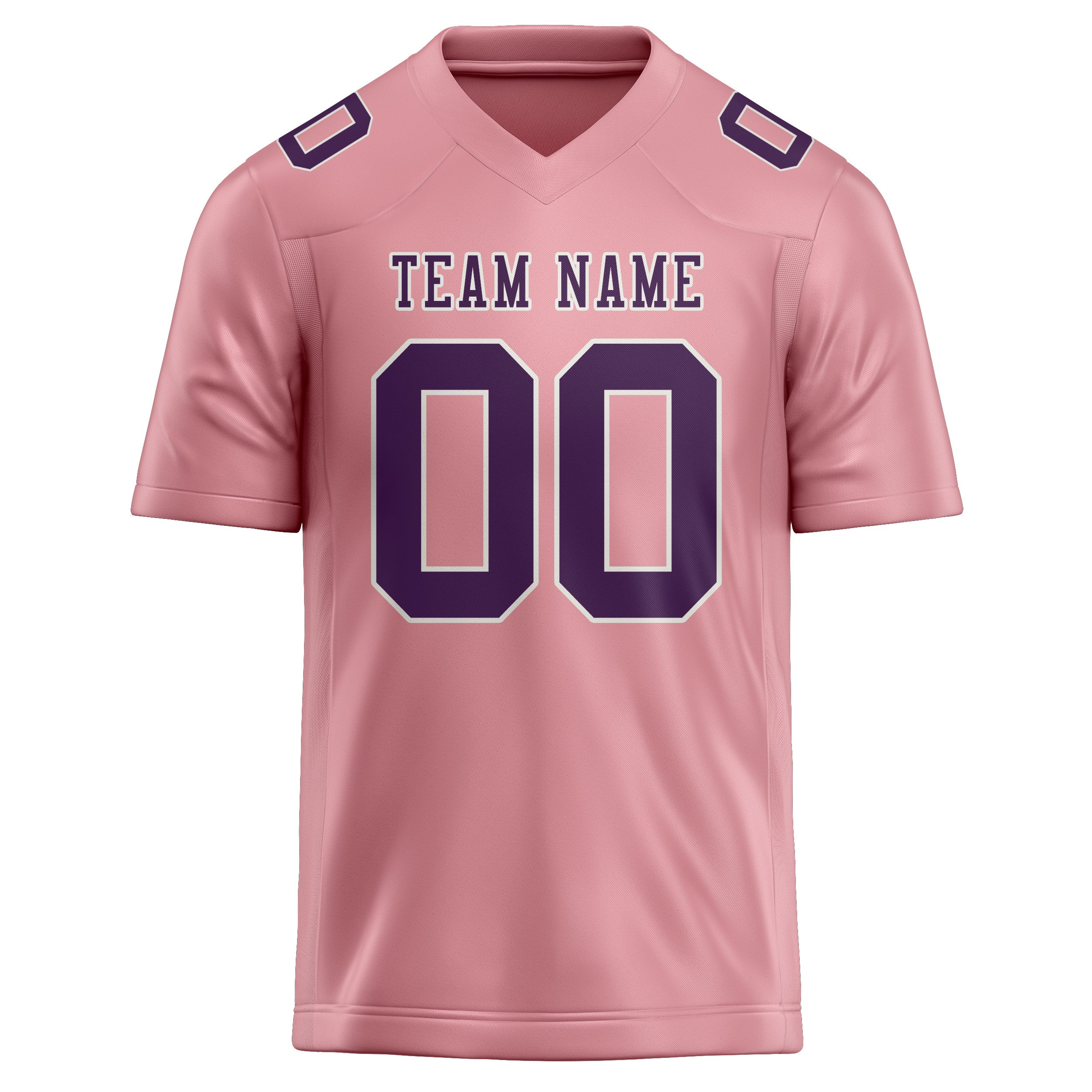 Maßgeschneidertes Professionelles Rosa Lila Rugbytrikot