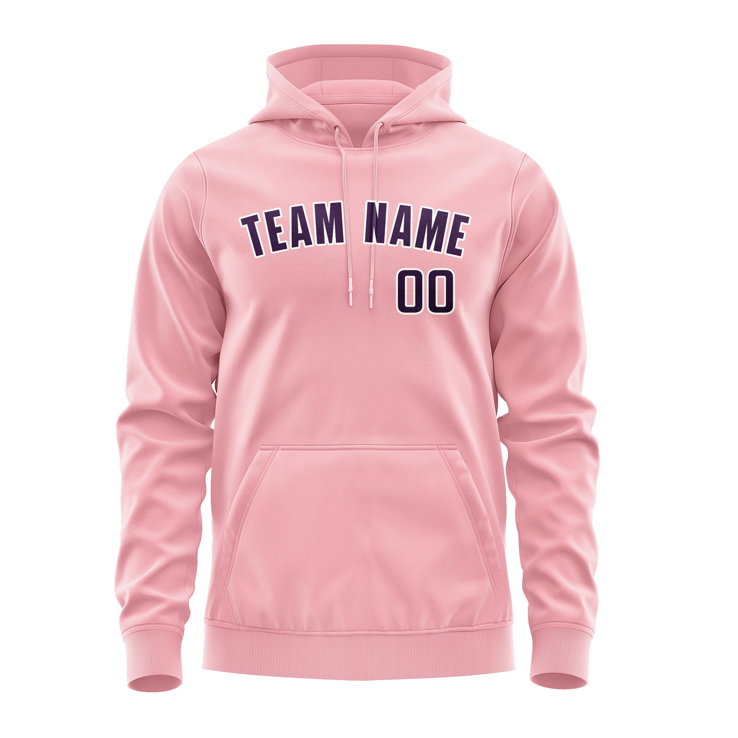 Maßgeschneidertes Rosa Lila Hoodie