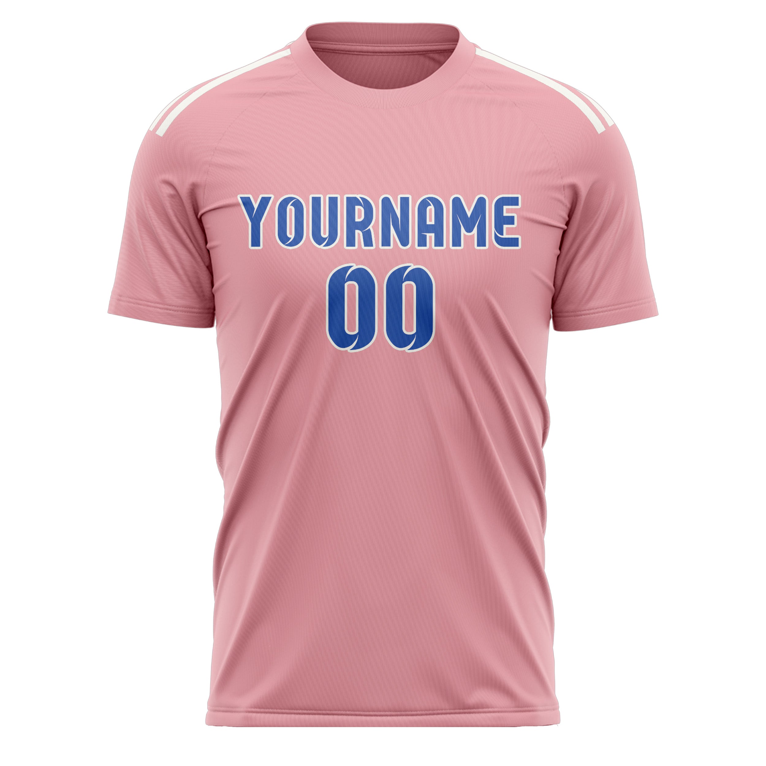 Benutzerdefiniertes Professionelles Rosa Himmelblau Fußballtrikot