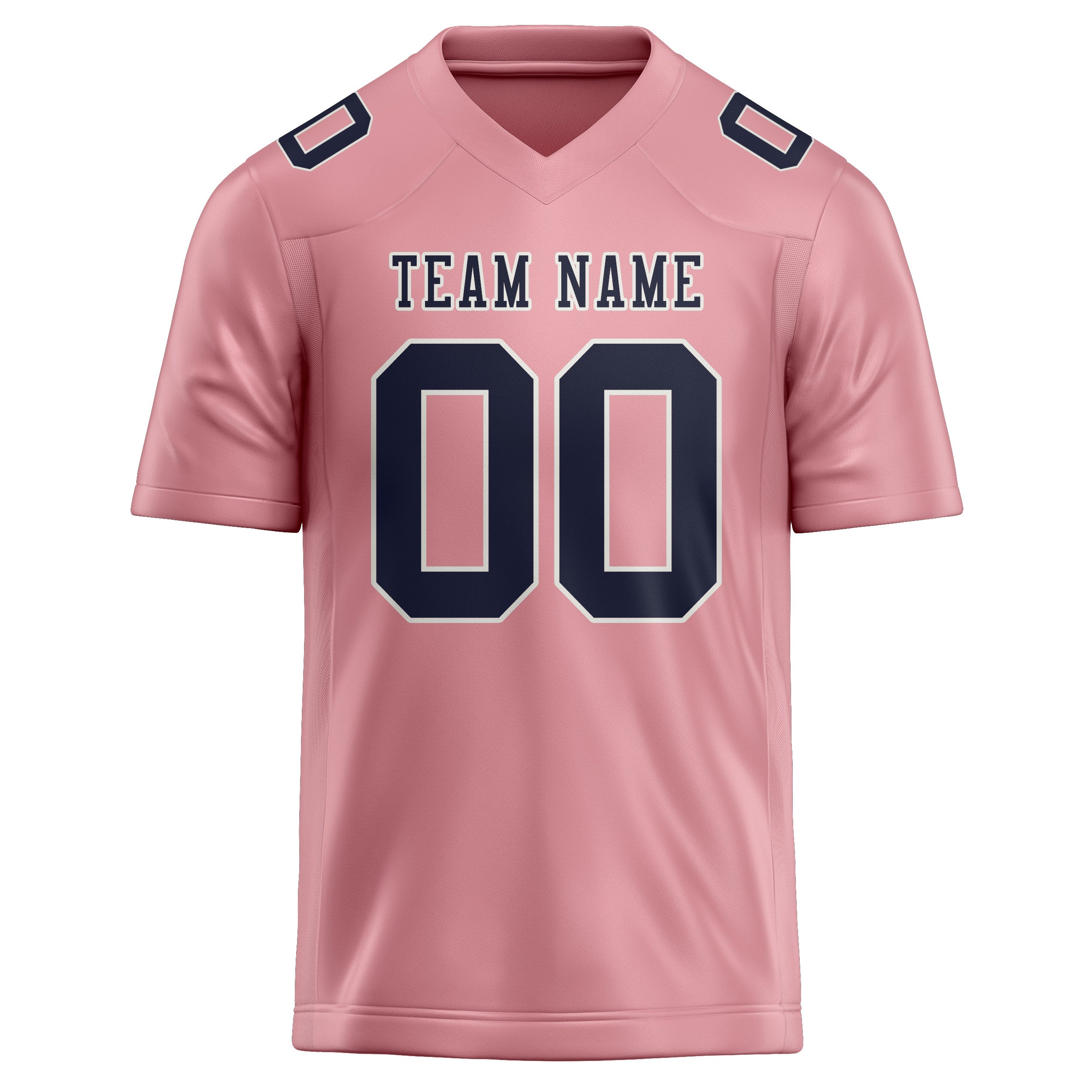 Maßgeschneidertes Professionelles Rosa Stahlblau Rugbytrikot