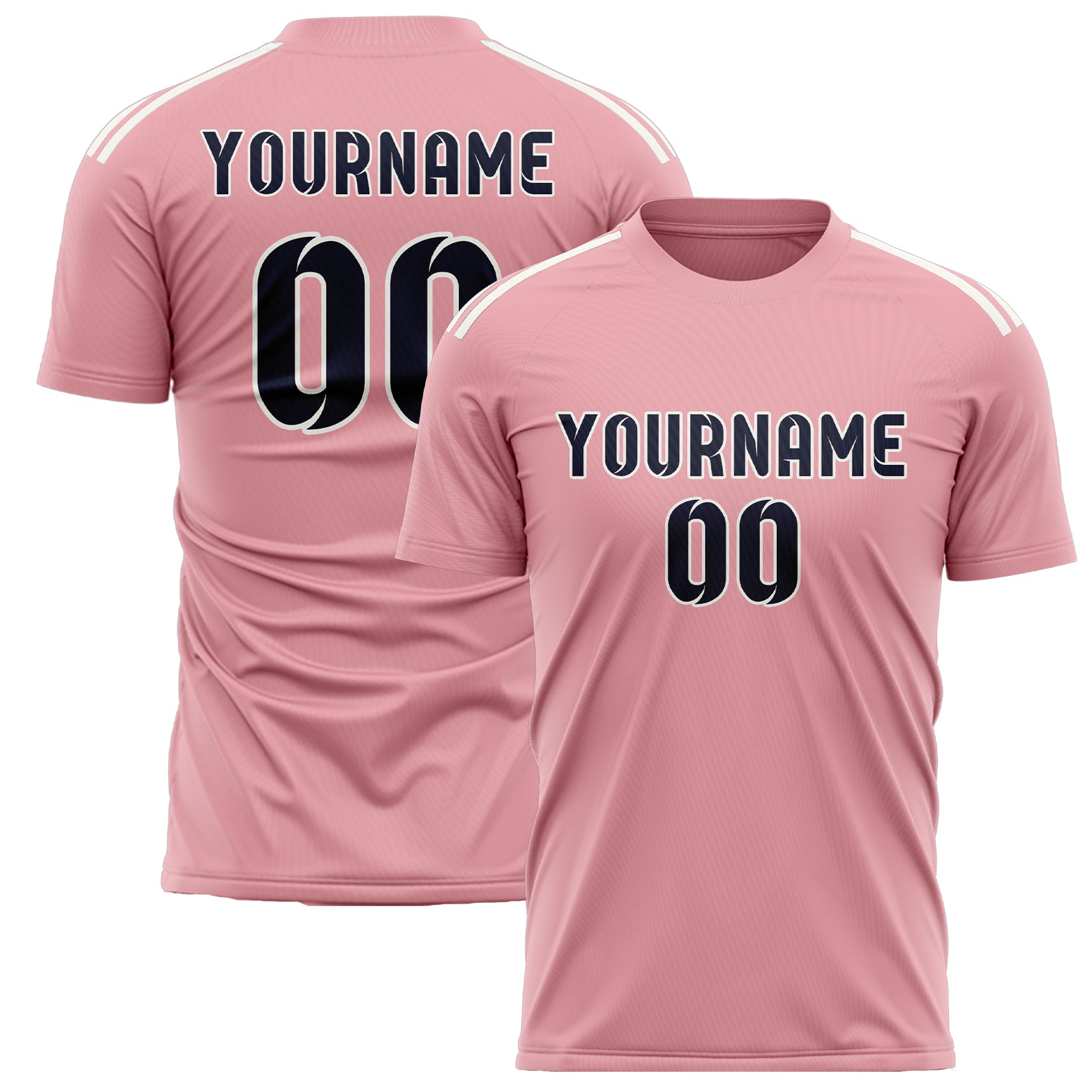 Benutzerdefiniertes Professionelles Rosa Stahlblau Fußballtrikot