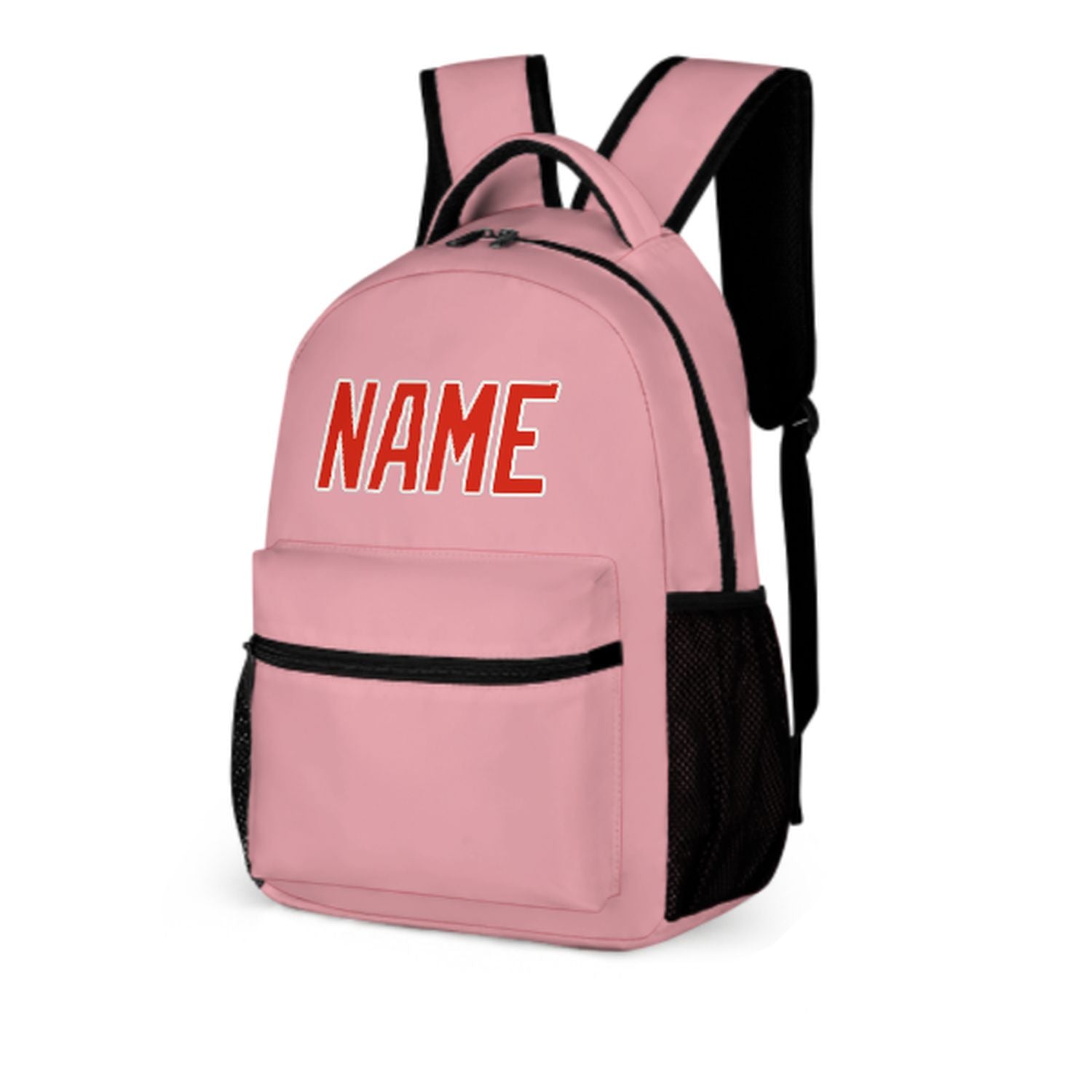 Maßgeschneidertes Rosa Orangerot Kinderrucksack