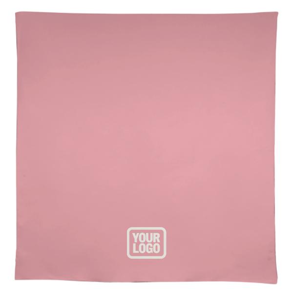 Tovaglia quadrata rosa bianca su misura