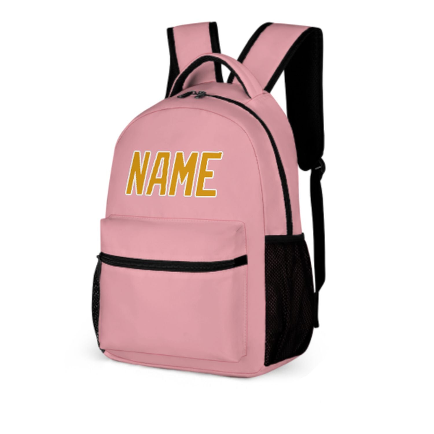 Maßgeschneidertes Rosa Gelb Kinderrucksack