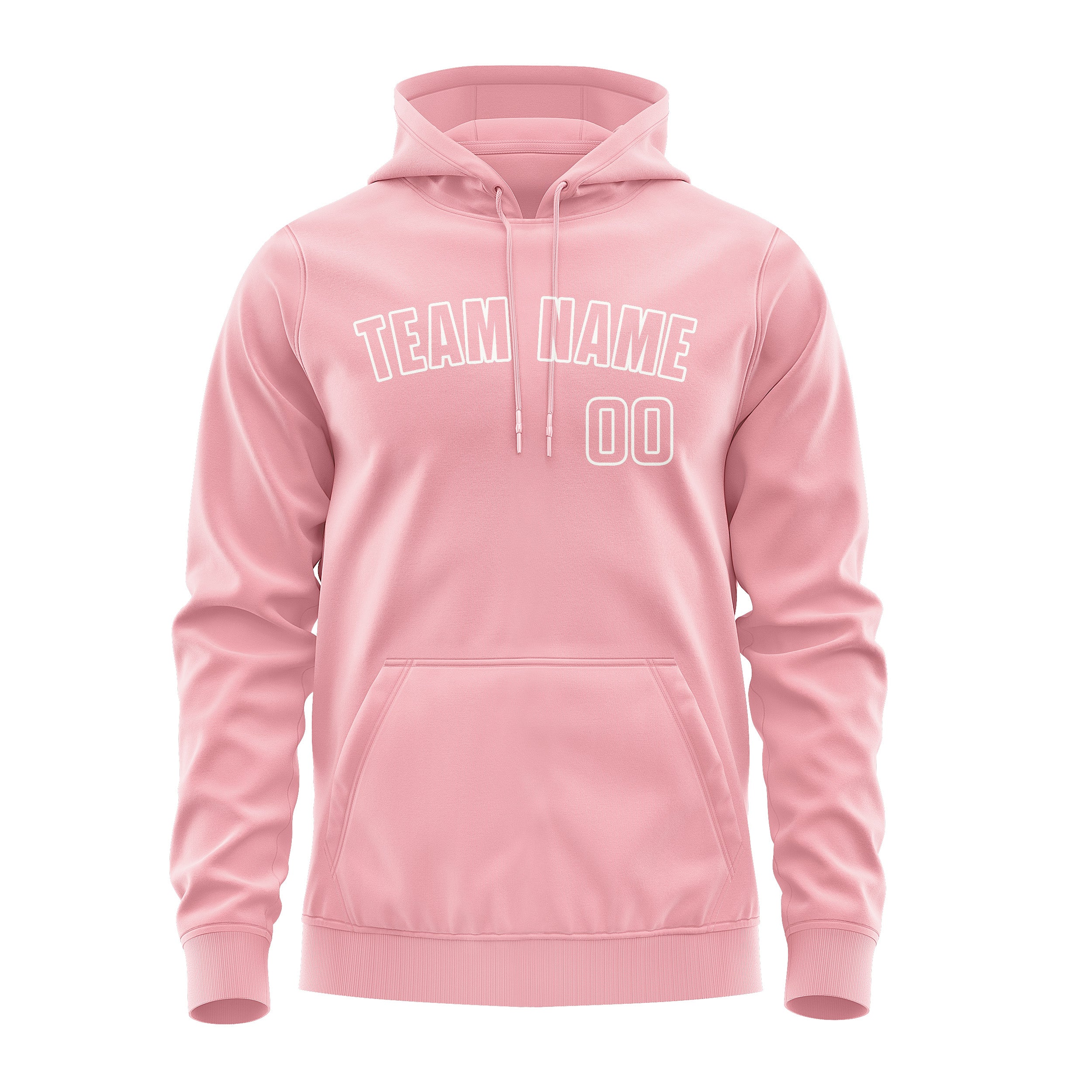 Maßgeschneidertes Rosa Rosa Hoodie