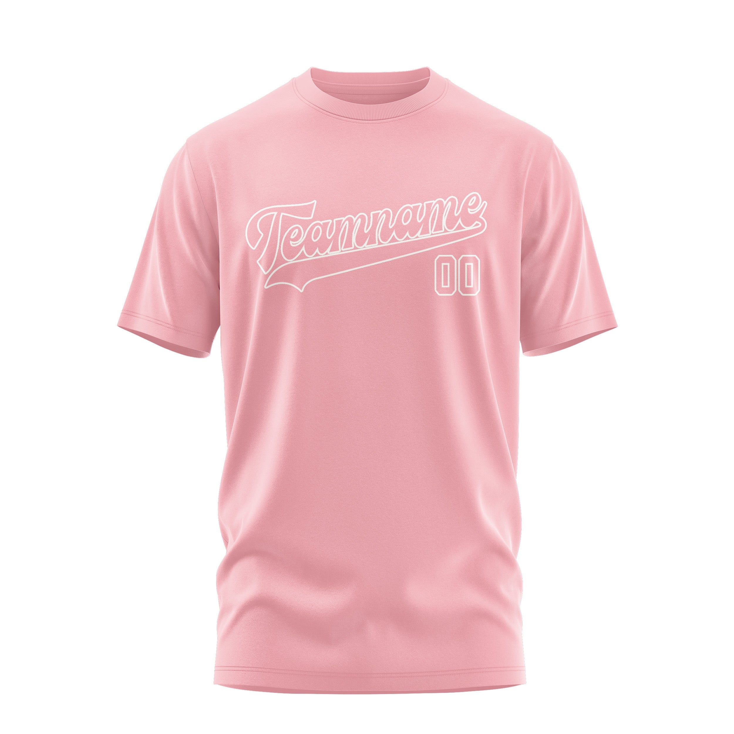 Maßgeschneidertes Rosa Rosa T-Shirt